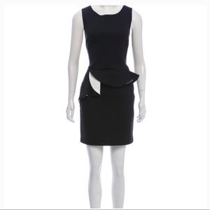 Sandro ruffle accented mini dress